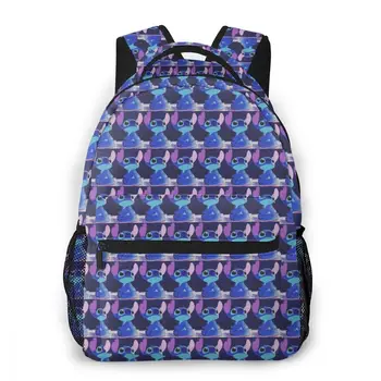 

Cartoon Image Print Annie Lilo & Stitch Stitch Has A Glitch lovely alien baby Stitch Casual Backpack