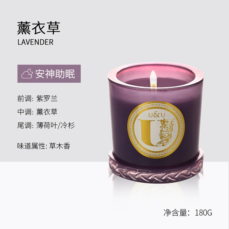 Ароматерапия свечи Классическая колонна воск ароматические свечи для подарков Kokulu Mum бездымные ароматические свечи лаванды свечи HH50LZ - Цвет: lavender