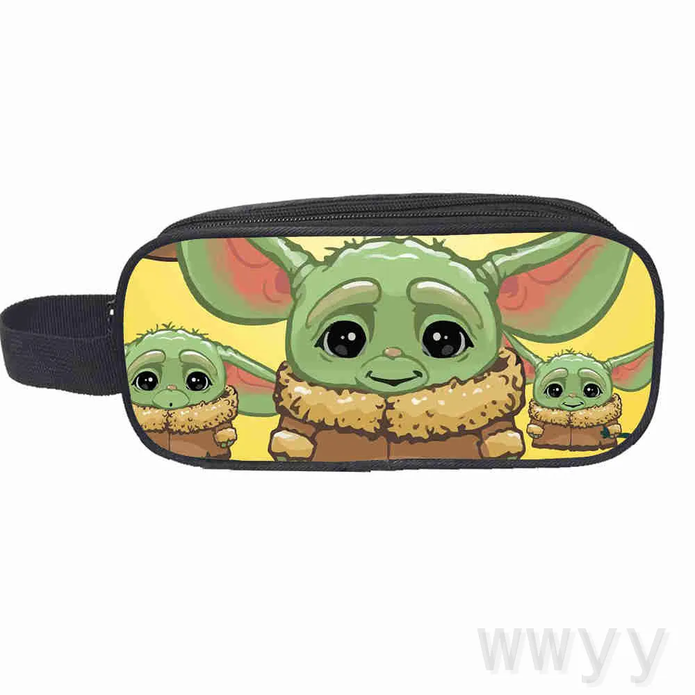 Детский чехол для карандашей Yoda с рисунком Мандалора мальчиков и девочек