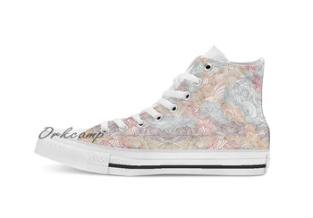 

Rêverie Custom Casual High Top lace-up Canvas shoes sneakers Drop shipping