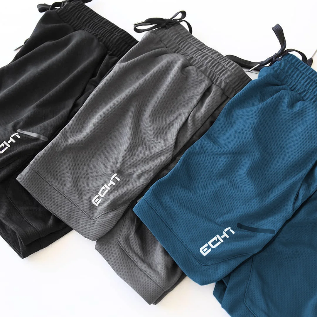 New Men's Bodybuilding Quick dry Skinny Summer Shorts Gyms Fitness Joggers Workout Sportswear Bottoms Male Casual Short Pants