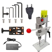 Perceuse électrique de bricolage, Mini perceuse d'établi, fraiseuse, perceuse électrique domestique, perceuse de trous précise, perçage d'établi à 7 vitesses