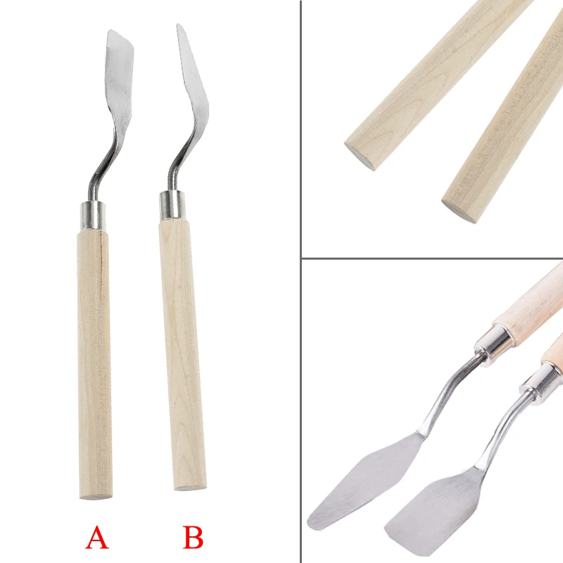 Palette Oil Mix Pigment Texture Artist Spatula Drawer watercolor Student Art Draw Painter Paint Tool Scrape Scraper Knife