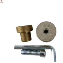 Moule de soudage de 16mm d'épaisseur, pièces de soudage de poids de 42g, tête de matrice dorée, soudage bout à bout pour thermofusible de tuyaux d'eau PPR,PE,PB, livraison gratuite