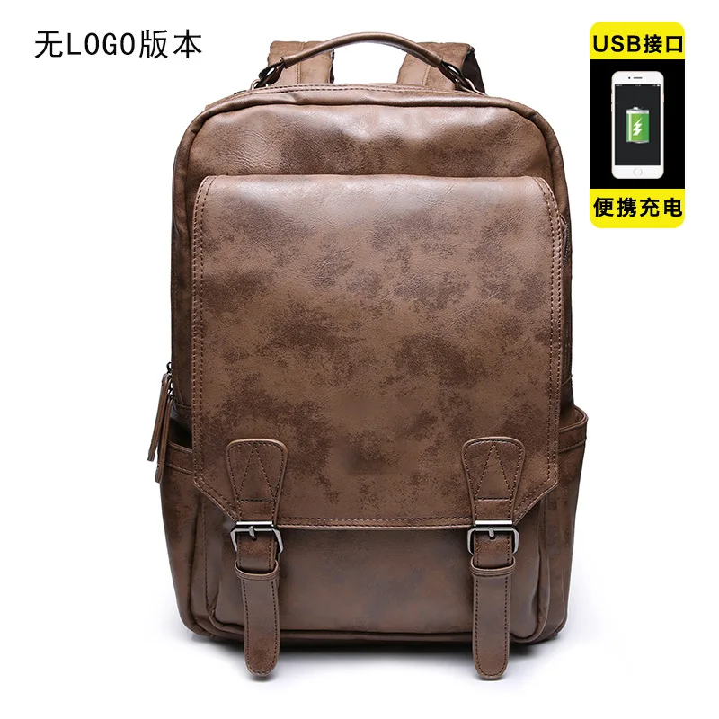 Модные рюкзаки Mochila сумки на плечо большой емкости мужские винтажные повседневные мужские XA219H