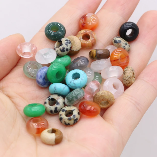 Big Hole Stone Making Jewelry, Natural Beads Big Hole