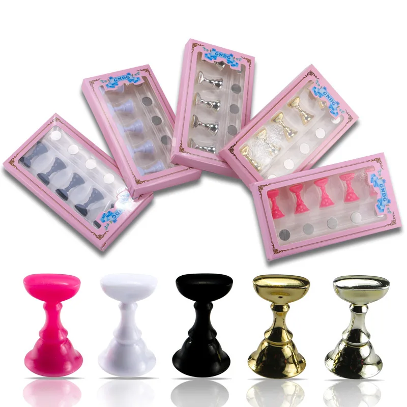 Nail kit professional set Piece Practice Seat Art Chess Board Holder Tip Work Acrylic nail art decorations | Красота и здоровье