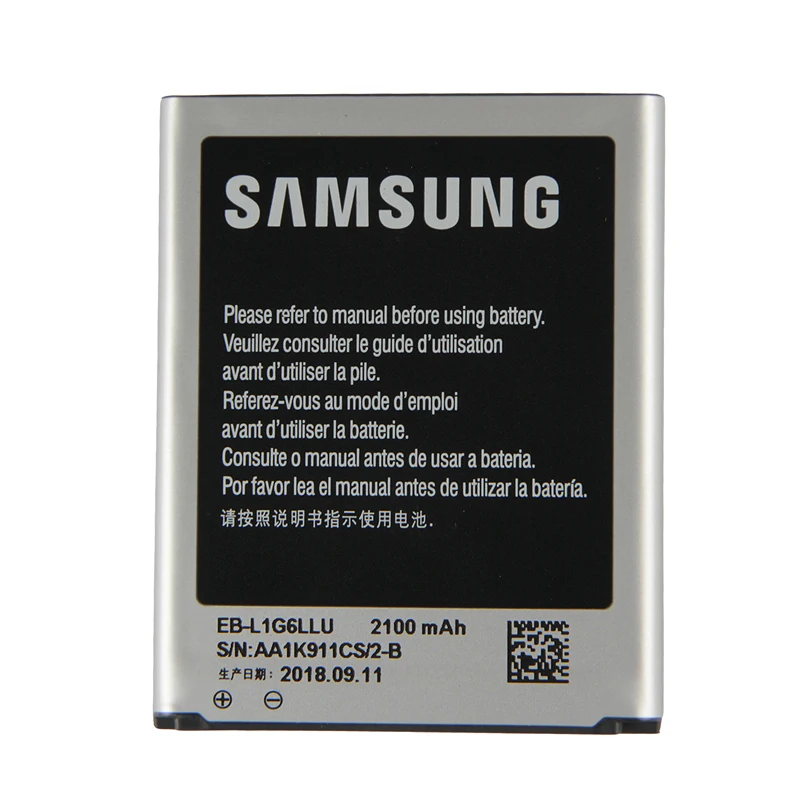 samsung высококачественный EB-L1G6LLU аккумулятор для samsung S3 I9300 GALAXY I535 L710 I9308 с NFC 2100mAh