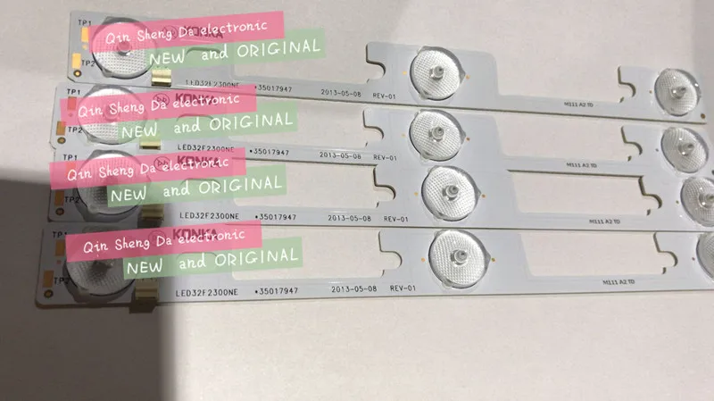 4PCS/LOT new and original for Konka LED32F2300NE LED32F2300FX light bar 35017946 35017948 backlight lamp LED strip 6v