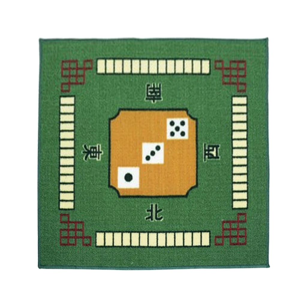 Mahjong Table Mat Cloth Household Silence Anti-skid 79x79cm Card Game