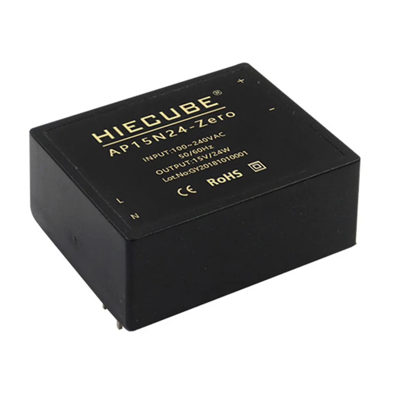 Ac-dc высокий изоляционный регулятор 24W15V Импульсный блок питания 220V до 15V низкая пульсация AP15N24-zero