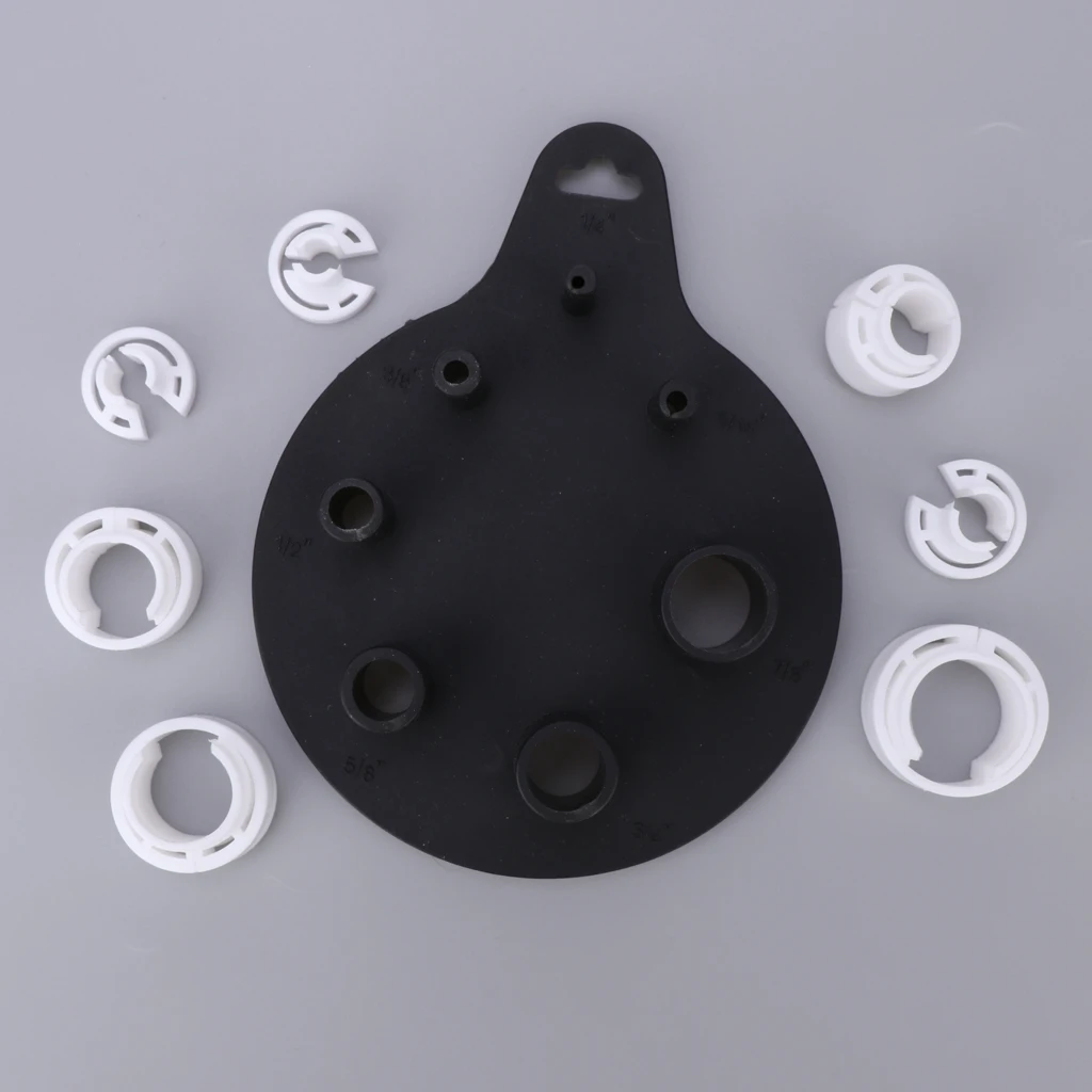 7Pcs Car Air Conditioning Fuel Lines Quick Disconnect Repair Tools Set 6-22mm - Black