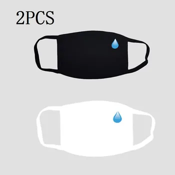 

2PCS Unisex Cartoon 3D Facemask Dustproof Fashion Printing Ice Silk Can Be Washed Outdoor Health Care Cycling maske mascarillas