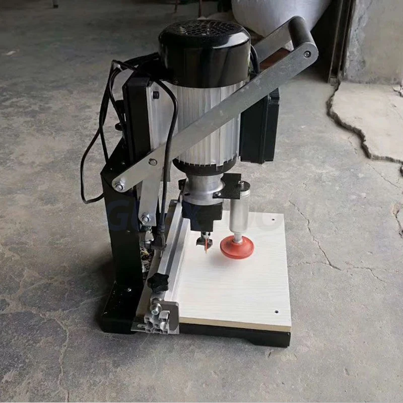 Woodworking Hinge Drill Portable Cutting Machine Three In One CNC Multi-function Semi-automatic Drilling Machine Lathe DIY Tool 6
