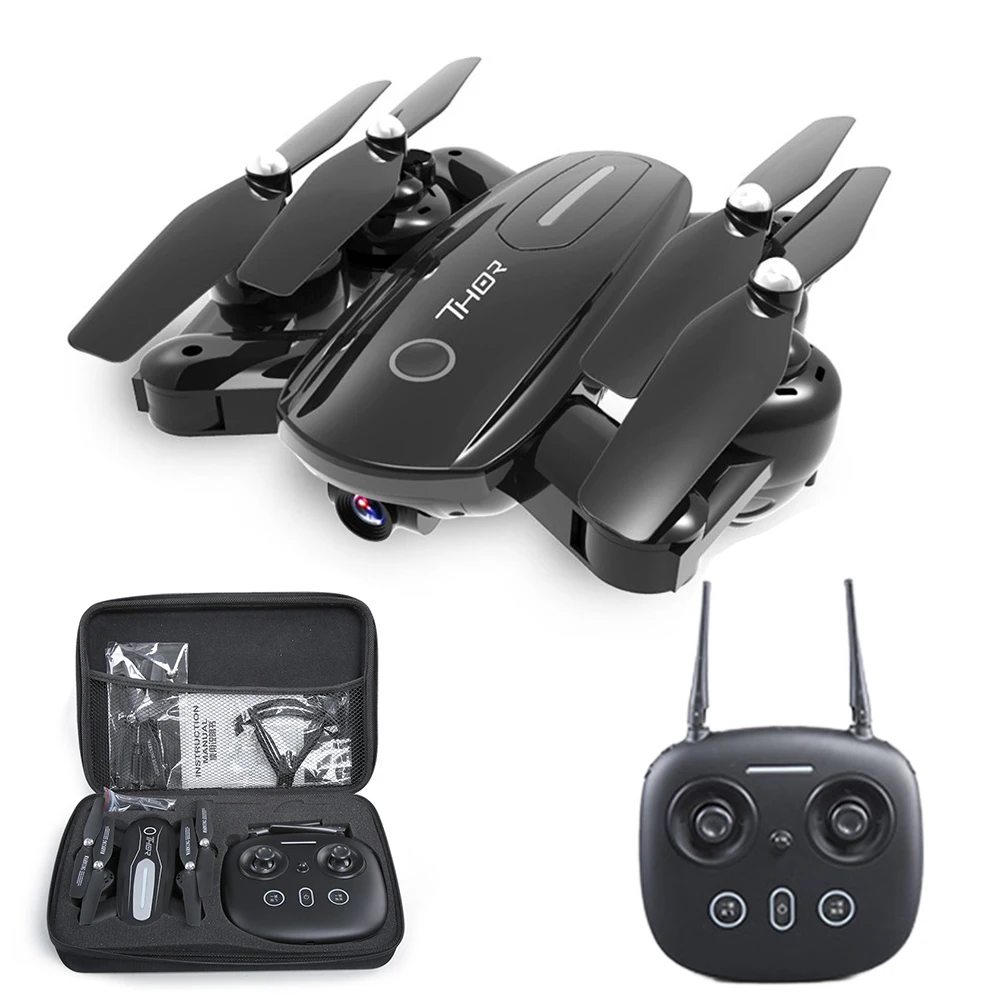 Складной Дрон с фиксированным потоком HD Аэрофотосъемка 1080p Wi Fi fpv Rc вертолет