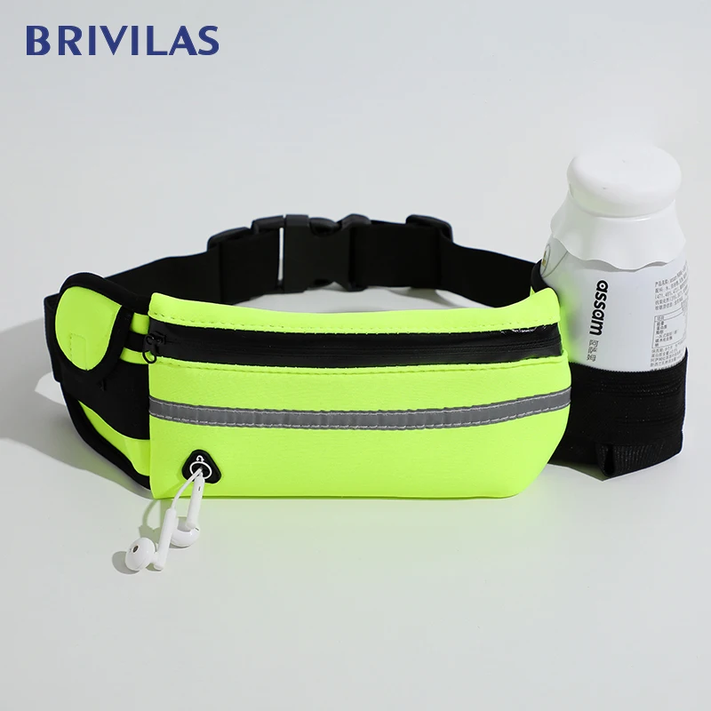 Спортивная сумка Brivilas для бега на открытом воздухе поясная многофункциональная