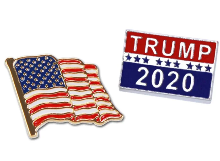 Дональд Трамп для президента 2020 значок звезда билетов прохладно покер нам брошь