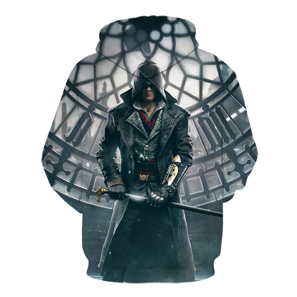 Осень и зима Assassin Creed популярная куртка игровая Приключения Классическая игра 3D печать модные толстовки для отдыха мужская Толстовка