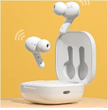 QCY T12S T12 Hybrid ANC Headphone Bluetooth 5.0 Earphone Wireless Charging TWS Earbuds Active Noise Cancellation Customizing APP