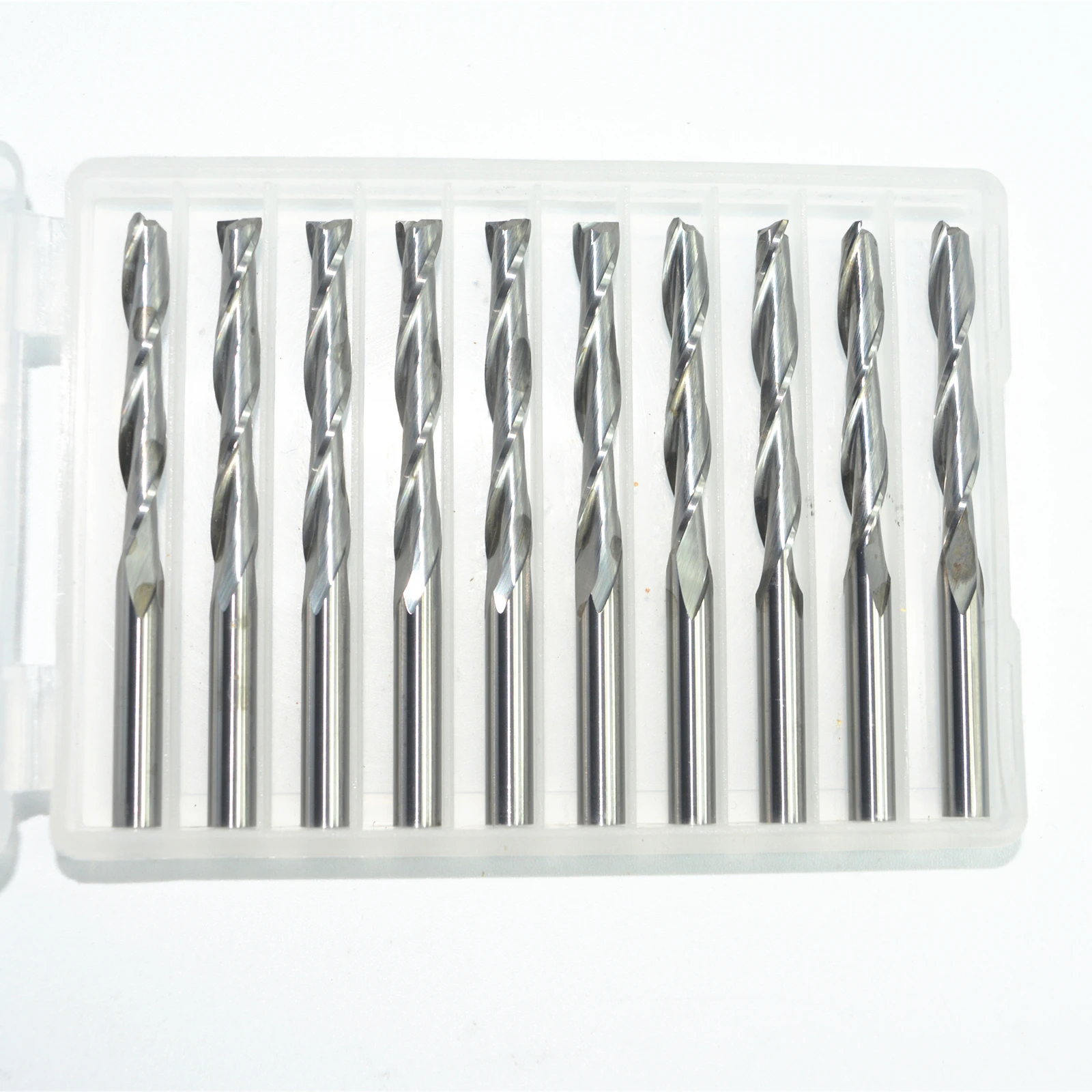 10PCS-4mm* 28mm, твердый карбид cnc Концевая мельница, Концевая фреза для деревообработки, 2 Флейта спиральная Концевая мельница, фрезы по дереву, МДФ фрезерный станок