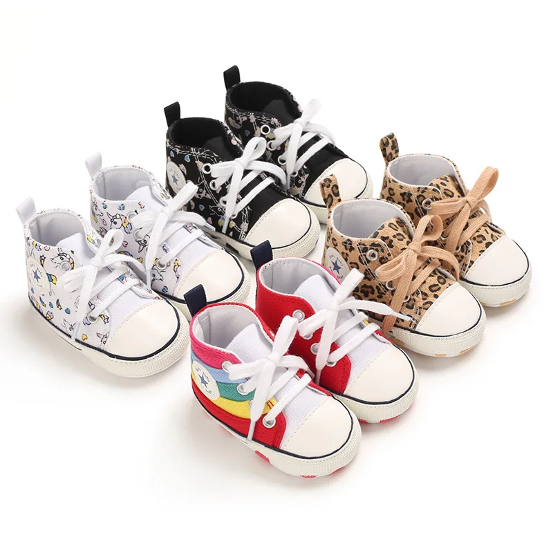 Lowered Baby Moccasins Canvas-Shoes Bebe Newborn Infantil First-Walkers Soft-Bottom Girls Boys YDwpemk7q65