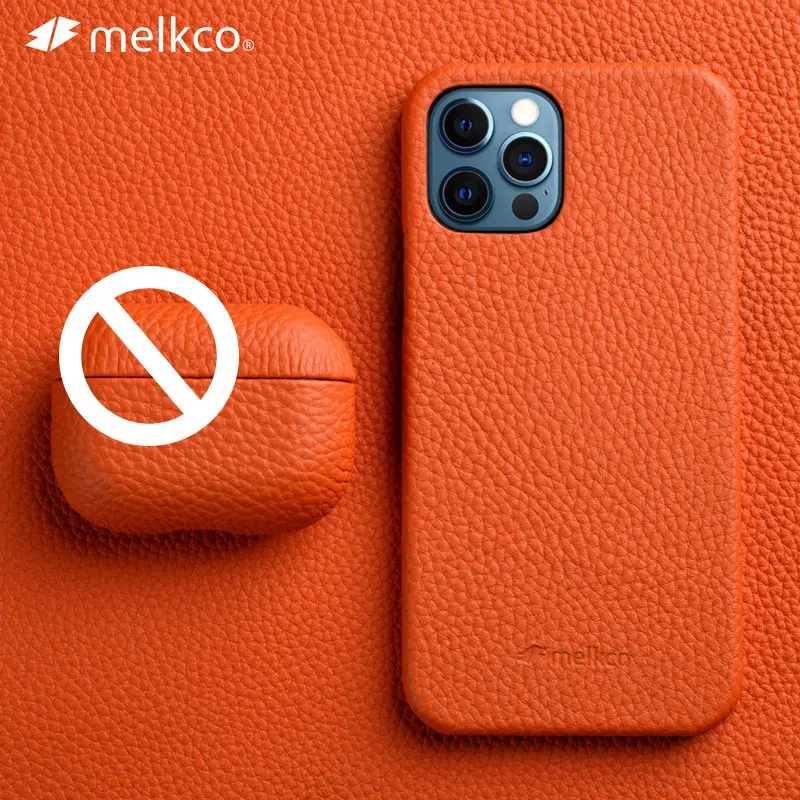 Melkco Premium Genuine Leather Case for iPhone 12 Pro Max mini 11 Luxury Business High-end Cowhide Phone Cases Back Cover