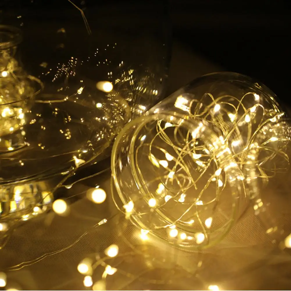 

Christmas Light String With Remote Control 100LED Decoration Copper Light #W0