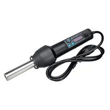 Профессиональный DIY 110 В нагревательный инструмент воздушная металлообрабатывающая станция 650 Вт практичные насадки цифровой электрический сварочный паяльник