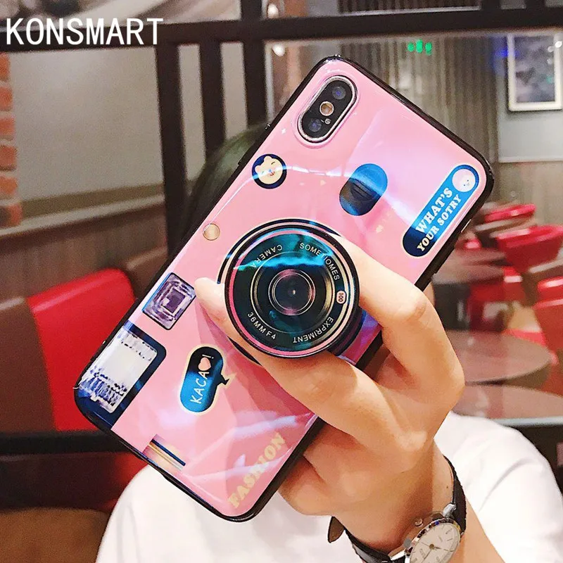Милый 3D чехол для камеры samsung Galaxy S10 5G + S10E S9 S8 Plus S7 Edge силиконовый телефона из ТПУ |