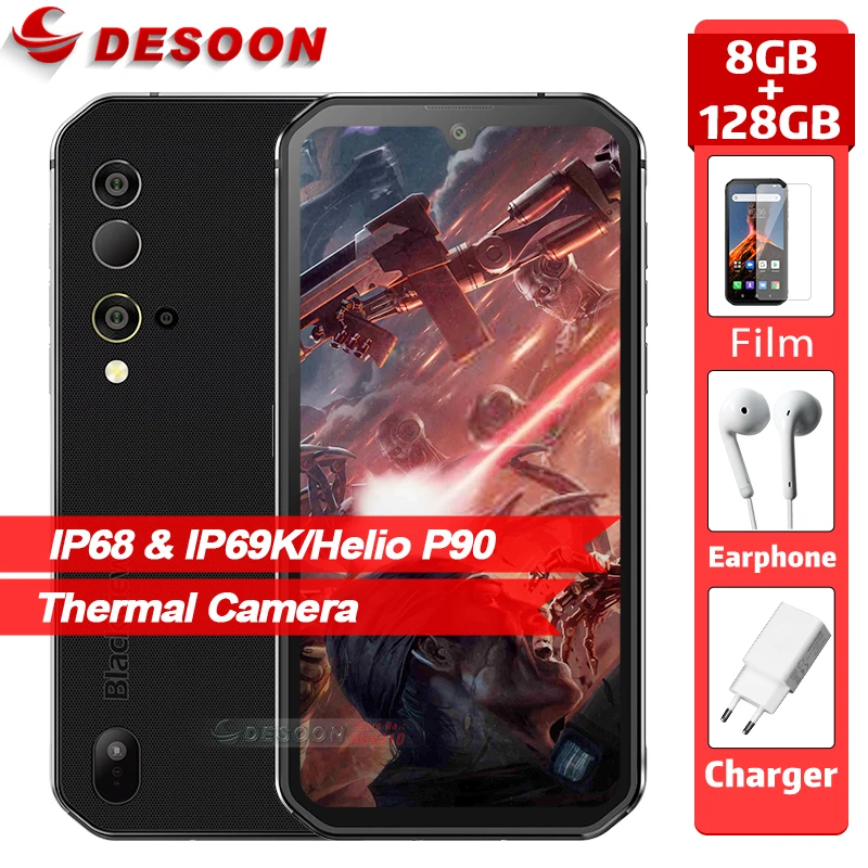 Blackview BV9900 Pro смартфон с восьмиядерным процессором Helio P90, ОЗУ 8 Гб, ПЗУ 128 ГБ|Смартфоны и мобильные телефоны|   | АлиЭкспресс