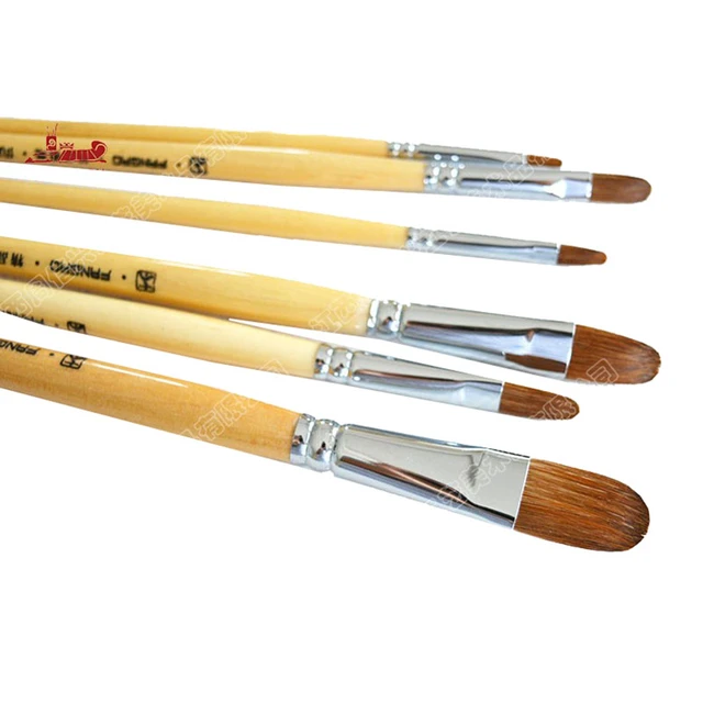 Fan Brush Acrylic Painting  Art Supplies Oil Paint Brushes - Oil Painting  Brush - Aliexpress