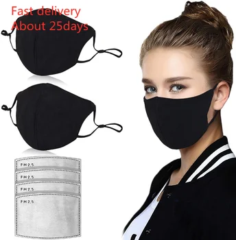 

Mask mascarilla Cotton Face Mask PM2.5 Activated Carbon Mask Washable and Reusable Lot mascarilla
