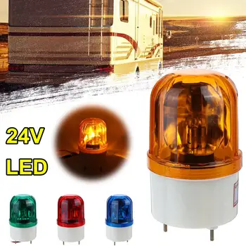 

24V LTE-1101 LED Car Rotating Strobe Warning Light LED Flashing Beacon Emergency Light Waterproof Indicator Lamp with Screw Kit