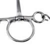 5 Inches Horse Bit Snaffle With Curb Chain and Curb Hooks -Durable and  Rustless 4