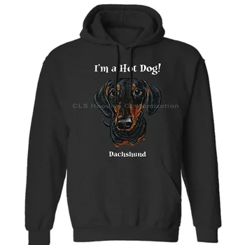 

Dachshund Graphic Cute Dog Dachshund Face Design Unisex Mens Neutral (Womens) Winter Hoodies Sweatshirts Free Shipping