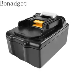 Bonadget для Makita высокого Ёмкость 18V 6000 мА/ч, BL1830 Мощность инструменты литий-ионная Батарея Замена LXT400 BL1815 BL1840 BL1850 BL1860 L1