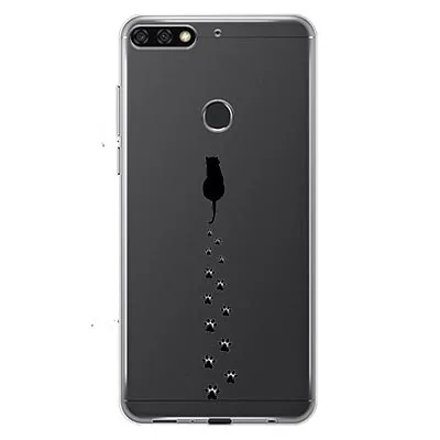 Чехол Fundas для huawei Y6 Prime ATU-L31 ATU-L42 резиновый защитный чехол с рисунком для huawei Y6 Prime - Цвет: B6