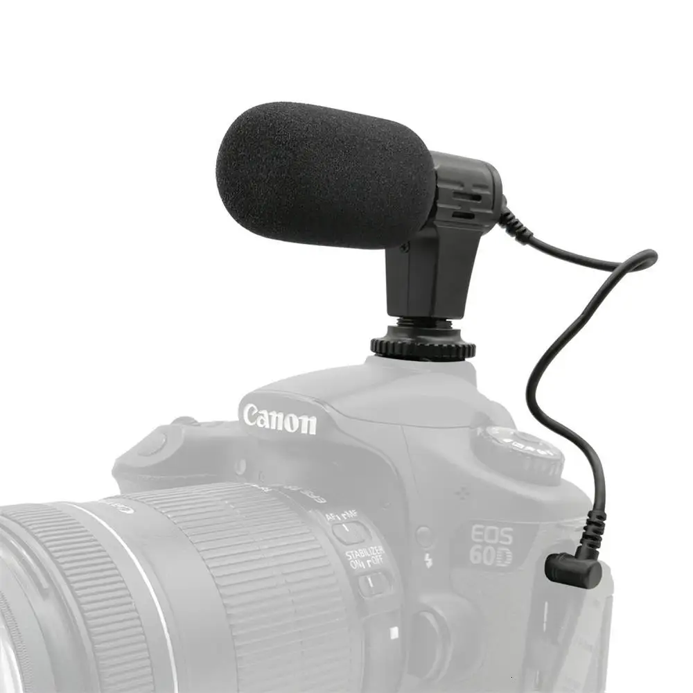 

Mamen MIC-06 3.5mm Portable Video Record Mini Microphone For SLR DSLR Camera Smartphone For iPhone Samsung Mic Microphone
