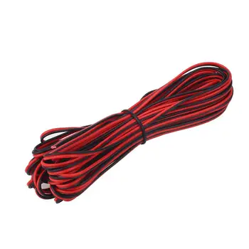 

Electric Cord LED Strip Connector Wire Power Extension Cable Portable Universal Durable Copper Red Black 3528 5050