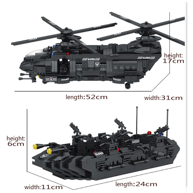 

Qun long Ql0108 SWAT Combat Team War Military Assembled Building Blocks Chenghai Children ENLIGHTEN Educational DIY Toy