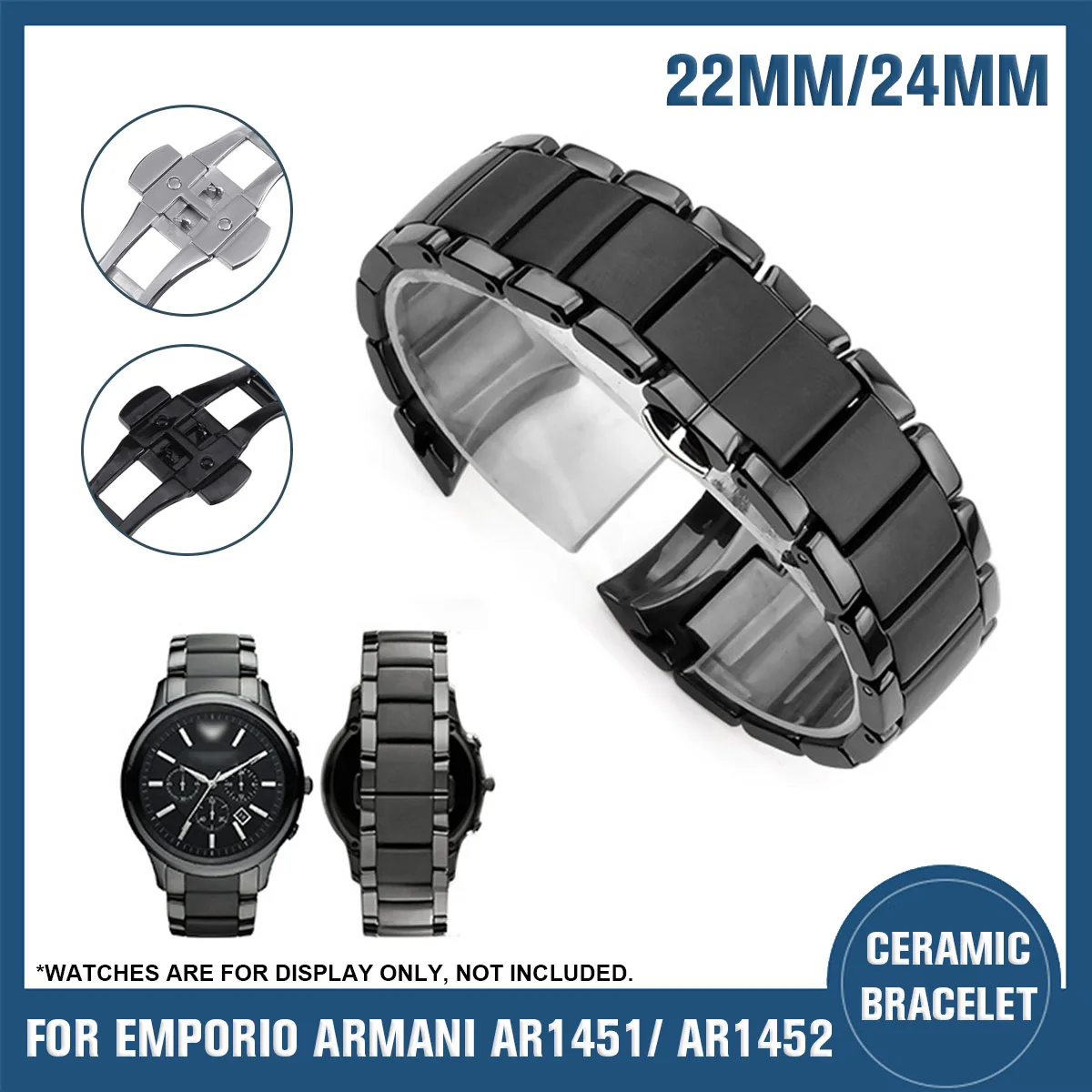 emporio armani watch chain