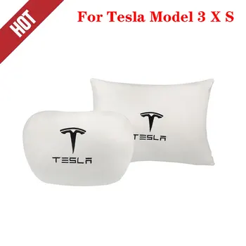 

Neck Pillow Car Accessories Seat Headrest Car backrest Cushion Neck Headrest for Tesla Model 3 S X