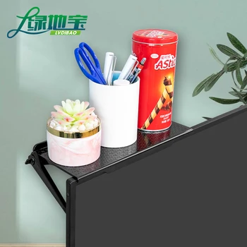 

LVDIBAO Adjustable TV Screen Top Storage Shelf Rack Holder Computer Monitor Desktop Stand TV Rack Display Shelf Storage Rack