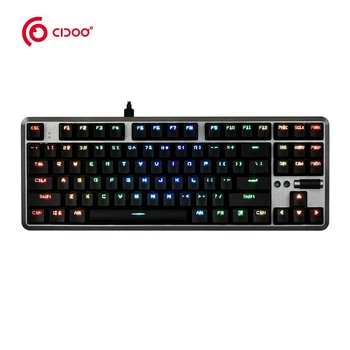 

NEW! CIDOO CD702S USB Wired Mechanical Keyboard Blue/Red/Black Switch Gaming Keyboard with RGB Backlight 87 Keys for PC Laptop