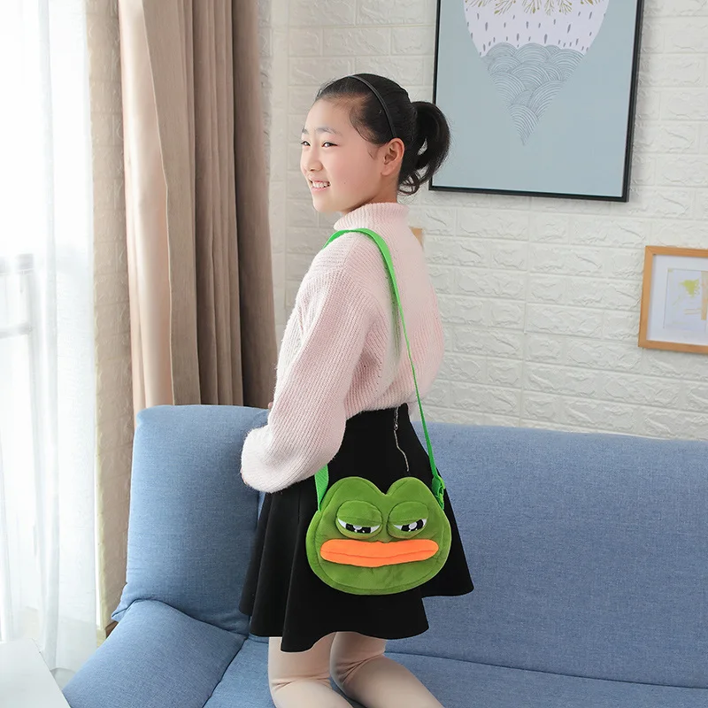 frog bag 1 шт. лягушка мешок маска для глаз лоток забавная креативная грубая лягушка плюшевая 3D крышка плюшевая маска для сна милый подарок аниме милая кавайная Рождественская игрушка - Цвет: frog bag