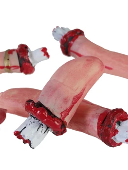 

Rubber Bloody Gory Sev Body Part 0f 5 Finger For Halloween Decoration Prop