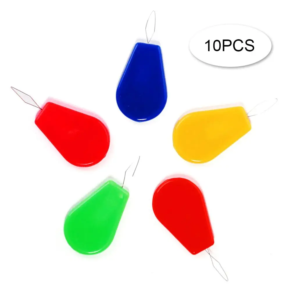 

10pcs/set Needle Threader Stitch Insertion Tool for Sewing Machine Needle Inserter & Threader Sew Easy Automatic Needle Threader
