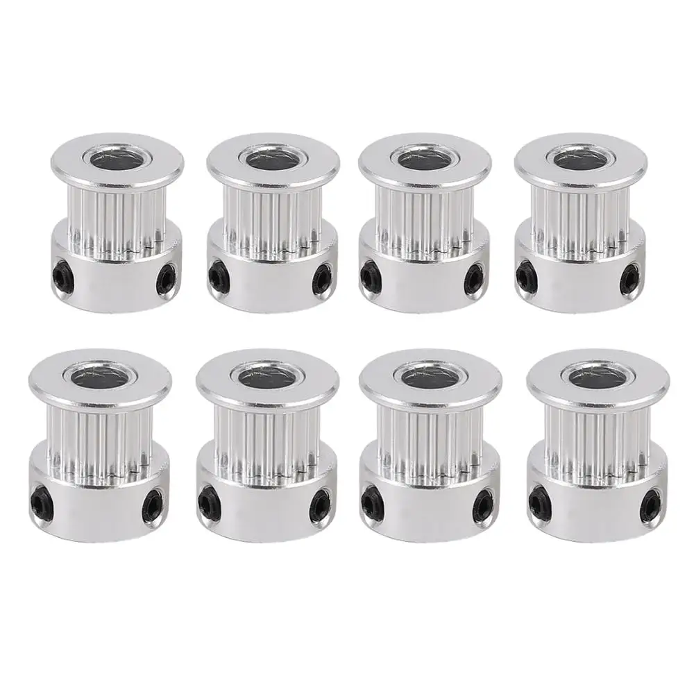 PROSTER 8 pcs GT2 Pulley 16 Teeth 20 Teeth Bore 5mm + 5m GT2 Timing Belt For 3D Printer Part RepRap