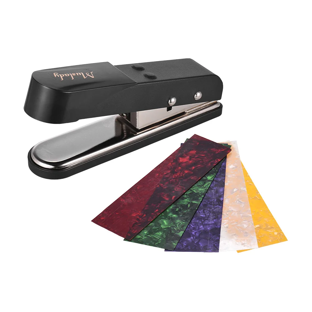 

Muslady DIY Guitar Pick Punch Maker with 5pcs Celluloid Guitar Pick Strips