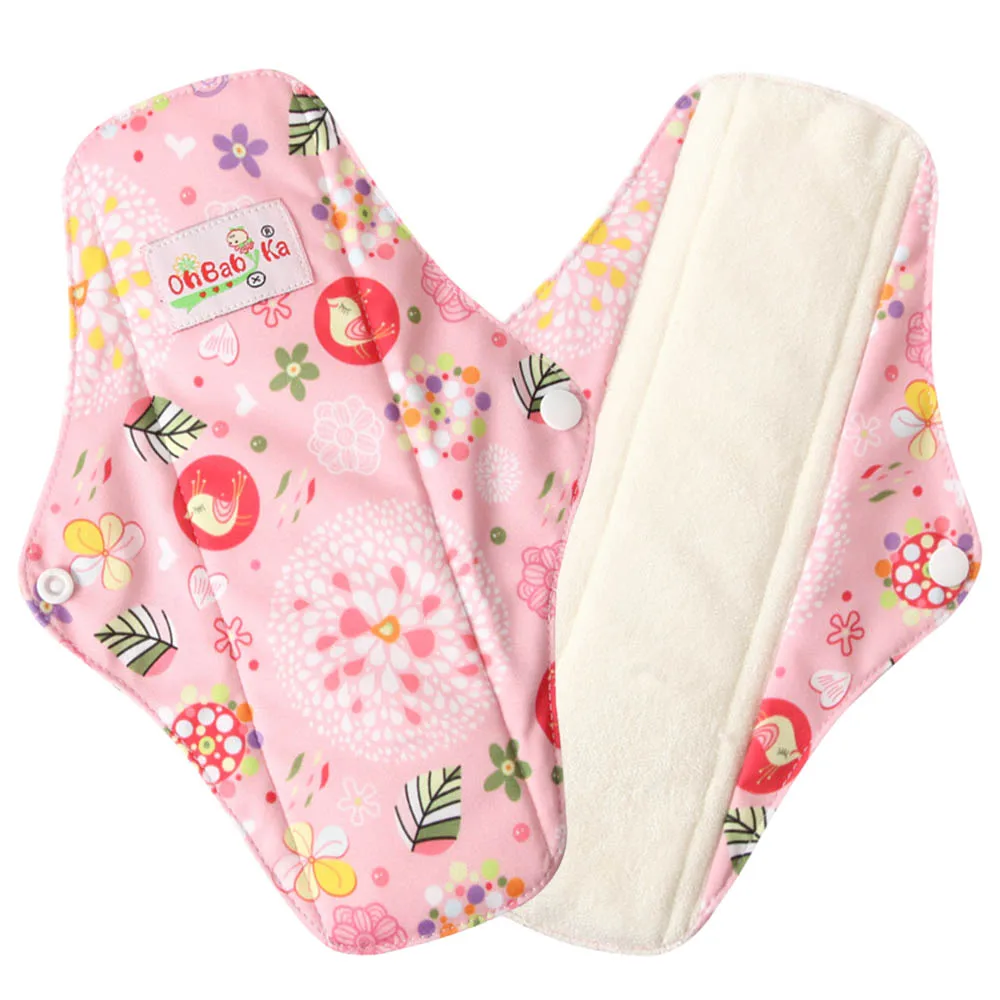 34 Ohbabyka женская гигиеническая прокладка, товары для здоровья, моющаяся ткань, прокладки для трусов, бамбуковое волокно, тканевая менструальная прокладка, Прямая поставка - Цвет: 34